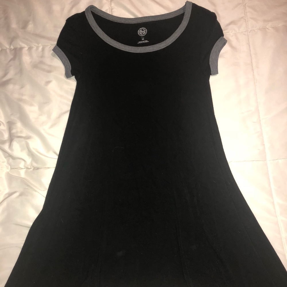 Black T-shirt Dress